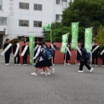 朝の選挙活動１