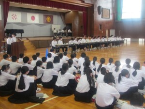 ６月１３日（金）生徒総会