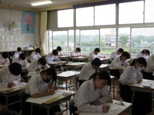 ６月１０日（火）　３年生実力テスト