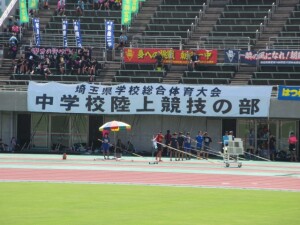 ７月２０日（日）　埼玉県学校総合体育大会陸上競技