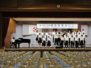 １０月２０日（月）　校内音楽会前日