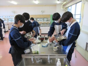 1月23日(金) 調理実習