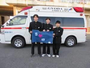 2月13日(金) はーとふるシートの寄贈