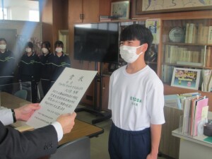 ３月２４日（火）　表彰・ハートフル賞