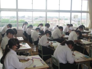 5月27日(水)1学期中間テスト