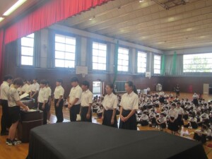 7月10日(金)表彰朝会