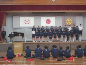 １０月８日（木）校内音楽会２学年リハーサル